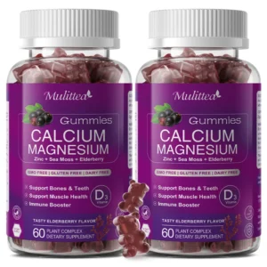 Calcium Supplement with Vitamin D3,K2 Gummy for Bone Strength