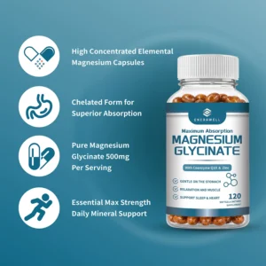 Magnesium Glycinate 500mg Nutritional Supplement