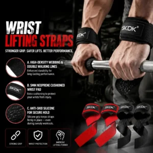 Heavy Duty Cotton Wrist Lifting Straps