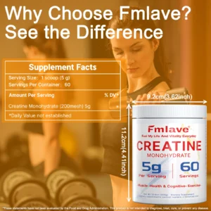 Creatine Monohydrate Micronized Powder 300g